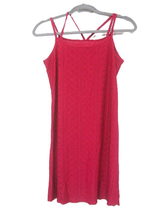 Dresses & Skirts - Spaghetti Straps Dress  Dark Raspberry  Large